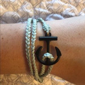 Pura Vida anchor bracelet